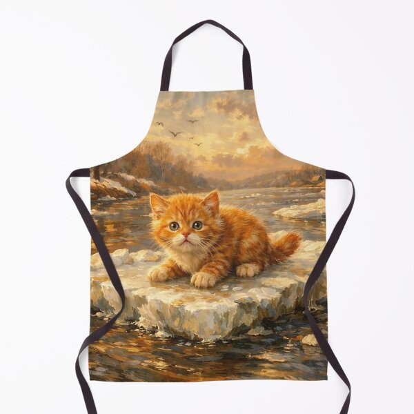 Item preview, Cat on an Arctic Floe designed and sold by M-Y-A-R-T-.