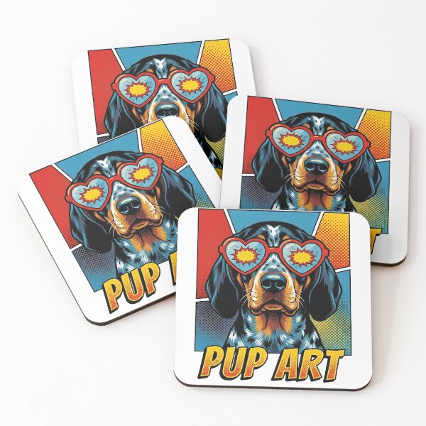 Item preview, Pop Art Bluetick Coonhound Retro Dog designed and sold by k3rstman1.