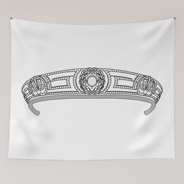 Item preview, Princess Andrew of Greece Meander Tiara designed and sold by FreeOrca.