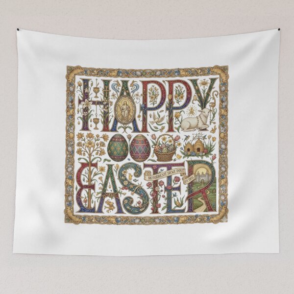 Item preview, HAPPY EASTER designed and sold by likbatonboot.