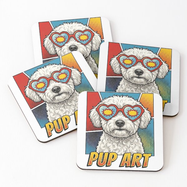 Item preview, Pop Art Bolognese Retro Dog designed and sold by k3rstman1.