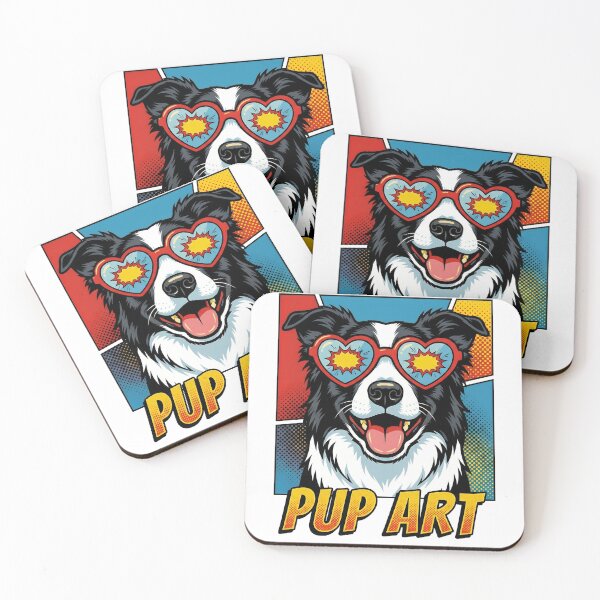 Item preview, Pop Art Border Collie Retro Dog designed and sold by k3rstman1.
