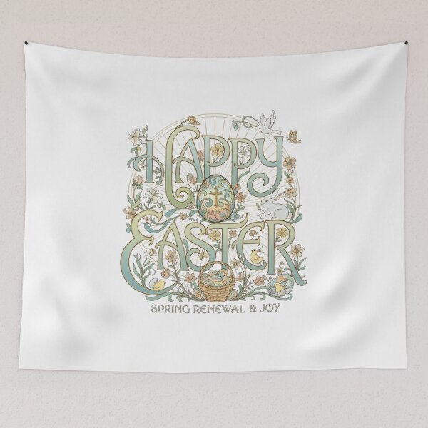 Item preview, HAPPY EASTER designed and sold by likbatonboot.