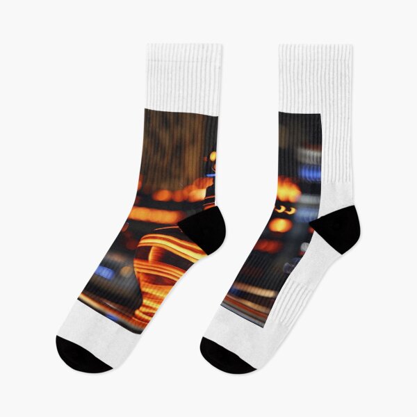 Item preview, Abstract Night Traffic designed and sold by MercerImages.