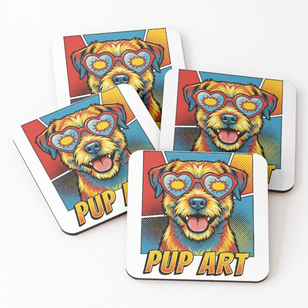 Item preview, Pop Art Border Terrier Retro Dog designed and sold by k3rstman1.