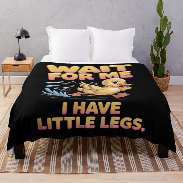 Item preview, Wait for me, I have little legs - baby animal - short legs - Wait up, tiny legs - Tiny legs, big effort - Waddle faster? I’m trying - waddle squad – slow runner – tiny legs – walking humor designed and sold by JansenGS.