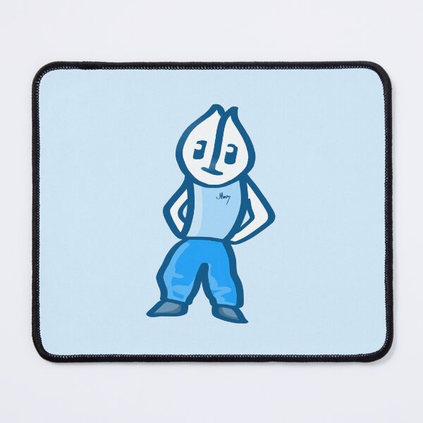 Item preview, Mr. Many – Cute Blue Character designed and sold by CHIMURI.