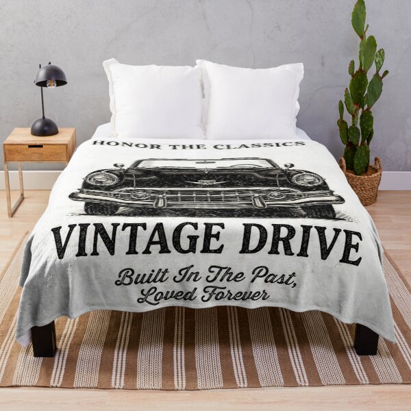 Item preview, Vintage Drive – Classic Car Retro Design designed and sold by Zynky.