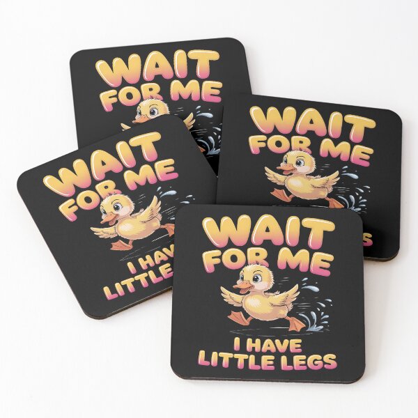 Item preview, Wait for me, I have little legs - baby animal - short legs - Wait up, tiny legs - Tiny legs, big effort - Waddle faster? I’m trying - waddle squad – slow runner – tiny legs – walking humor designed and sold by JansenGS.