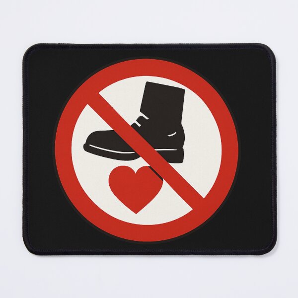 Item preview, Don't trample on love. St. Valentine´s Day. Road sign. designed and sold by Mosogoloso.