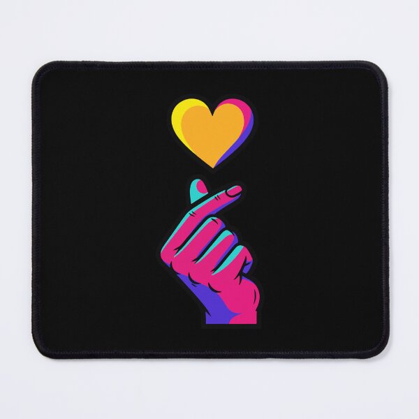 Item preview, Kpop Korean Music Cute Finger Heart Love Korea designed and sold by LuminOrb.