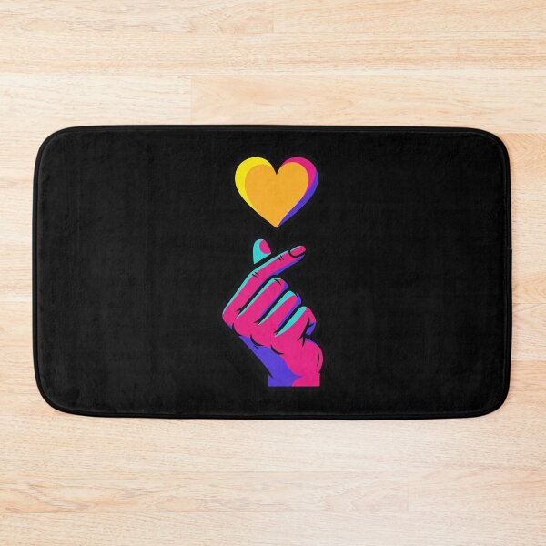 Item preview, Kpop Korean Music Cute Finger Heart Love Korea designed and sold by LuminOrb.