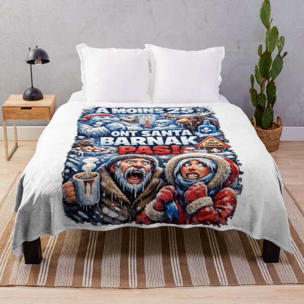 Item preview, At Minus 25°C We Don't Have 'Santa Barnak'! - Quebec Winter Moose Humor designed and sold by JonathanP514.