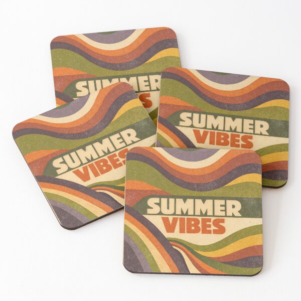 Item preview, Summer Vibes – Retro 70s Wave Poster designed and sold by ForeverPrintsOK.