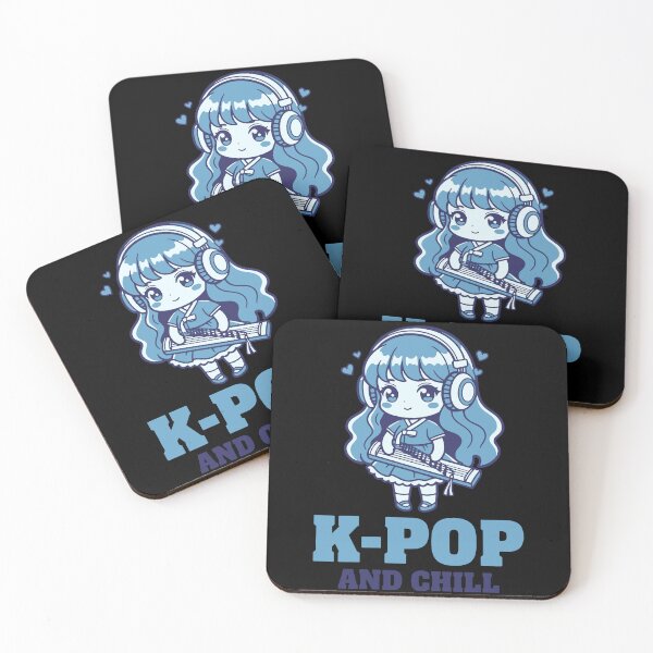 Item preview, K-Pop AND CHILL Korean Music Anime Girl Love designed and sold by LuminOrb.