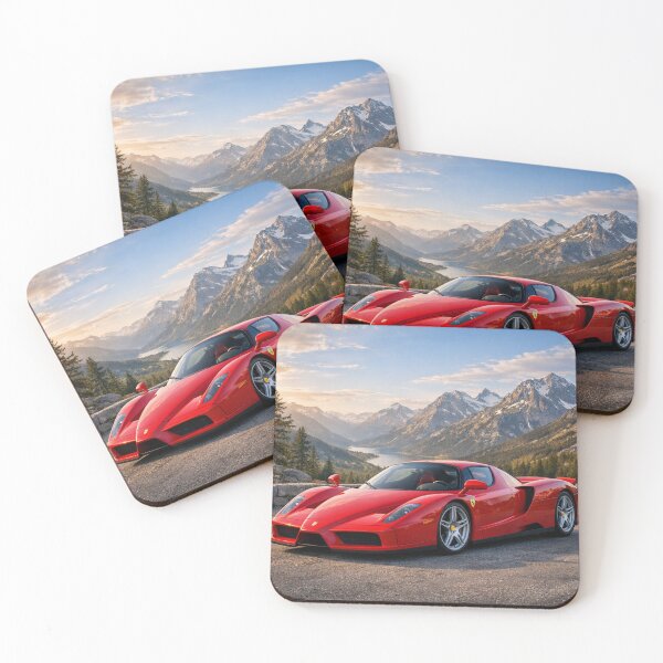 Item preview, Red Sports Car Illustration designed and sold by JuViRo.