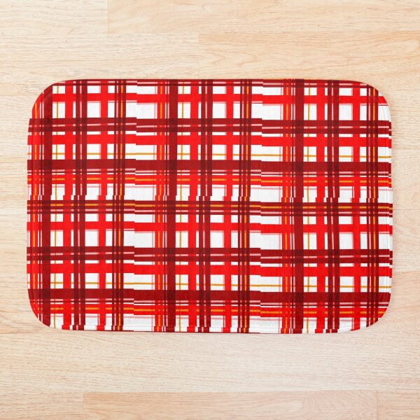 Item preview, Red and gold plaid designed and sold by ZinaDesignsShop.