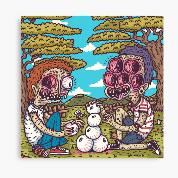 Balancing Eyeballs Canvas Print