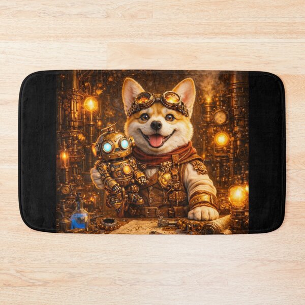 Item preview, SteamPaws – 3D Steampunk Shiba Inventor designed and sold by ArtBryz.