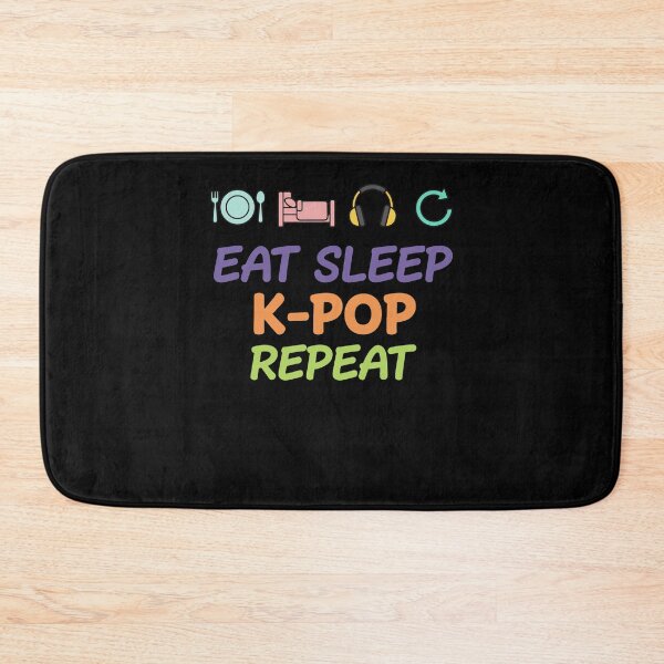Item preview, Eat Sleep K-Pop Repeat Korean Pop Music Life designed and sold by LuminOrb.