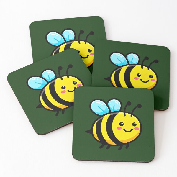 Item preview, Happy Bumblebee Cute Kawaii Bee Cartoon designed and sold by WildCute.