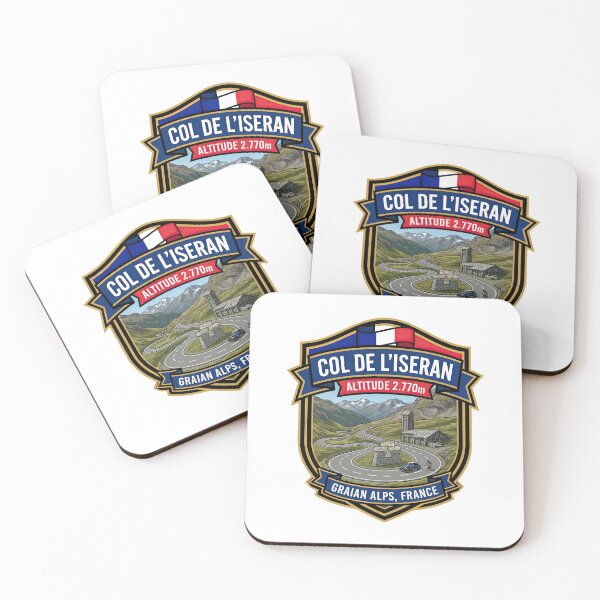 Item preview, Iseran Pass – Col de l’Iseran – Alpine Motorcycle Travel Artwork designed and sold by enzoade.