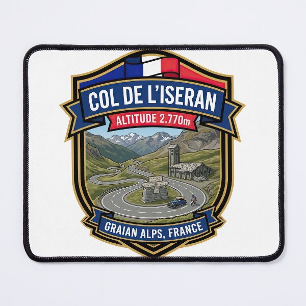 Item preview, Iseran Pass – Col de l’Iseran – Alpine Motorcycle Travel Artwork designed and sold by enzoade.