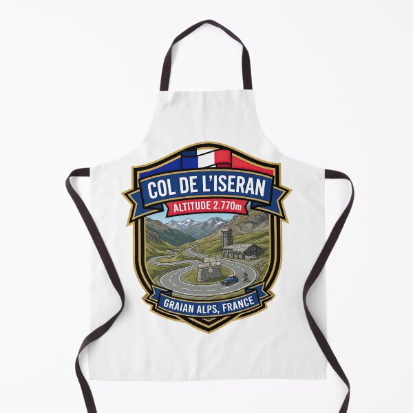Item preview, Iseran Pass – Col de l’Iseran – Alpine Motorcycle Travel Artwork designed and sold by enzoade.