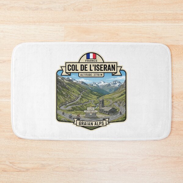 Item preview, Iseran Pass – Col de l’Iseran – Scenic High Mountain Road designed and sold by enzoade.