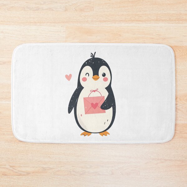 Item preview, Penguin Valentine Delivery – Cute Postman Penguin designed and sold by MarWachaN.