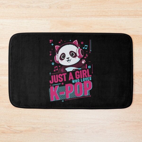 Item preview, Just A Girl Who Loves K-Pop Cute Panda Korean designed and sold by LuminOrb.