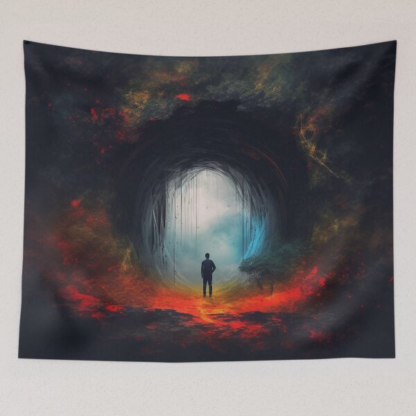 Item preview, The Chromatic Gateway - Abstract Portal to Another Dimension designed and sold by AetherVibes.