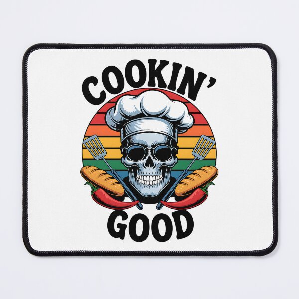 Item preview, Cookin’ Good – Funny Skull Chef Retro Sarcastic Design designed and sold by Taans-Creation.