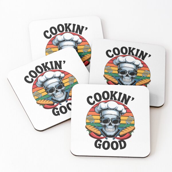 Item preview, Cookin’ Good – Funny Skull Chef Retro Sarcastic Design designed and sold by Taans-Creation.