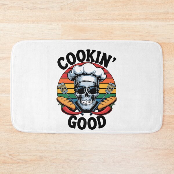 Item preview, Cookin’ Good – Funny Skull Chef Retro Sarcastic Design designed and sold by Taans-Creation.