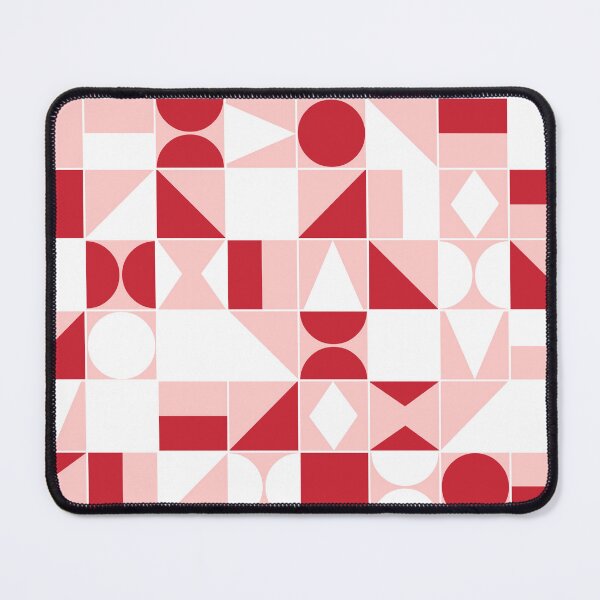 Item preview, Pink and Red, Geometric Shapes Pattern designed and sold by OneThreeSix.
