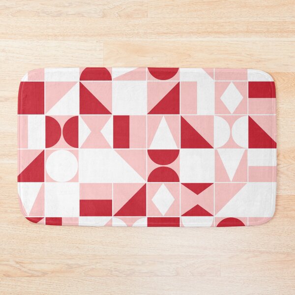 Item preview, Pink and Red, Geometric Shapes Pattern  designed and sold by OneThreeSix.