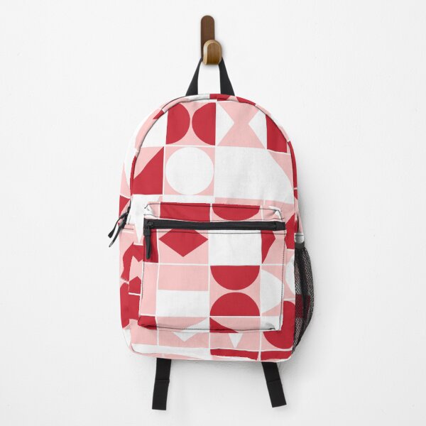 Item preview, Pink and Red, Geometric Shapes Pattern designed and sold by OneThreeSix.