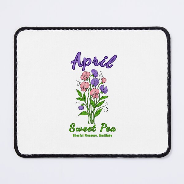 Item preview, April Birth Flower - Sweet Pea designed and sold by DixieGirlStudio.
