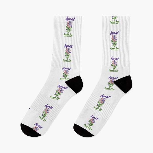 Item preview, April Birth Flower - Sweet Pea designed and sold by DixieGirlStudio.