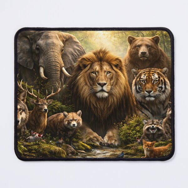 Item preview, Majestic Wildlife Harmony designed and sold by MonoFlux.