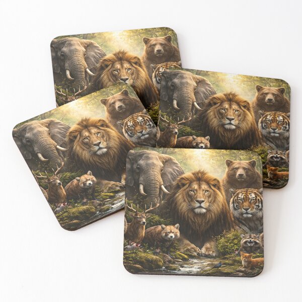 Item preview, Majestic Wildlife Harmony designed and sold by MonoFlux.