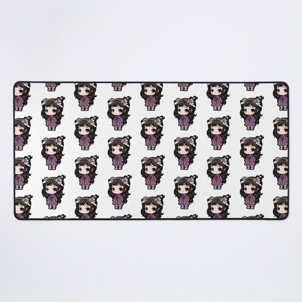 Item preview, Cute Kawaii Baby Girl Illustration | Purple Dress & Big Eyes | Aesthetic Digital Art designed and sold by PrithviApparels.
