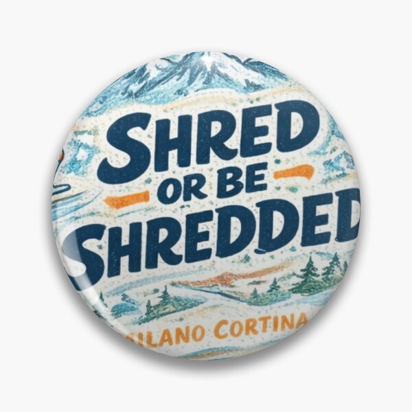 Item preview, Shred or Be Shredded – Winter Sports Illustration designed and sold by doorzz.