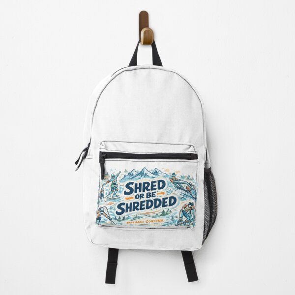 Item preview, Shred or Be Shredded – Winter Sports Illustration designed and sold by doorzz.