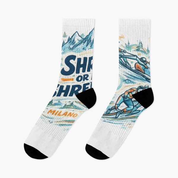 Item preview, Shred or Be Shredded – Winter Sports Illustration designed and sold by doorzz.