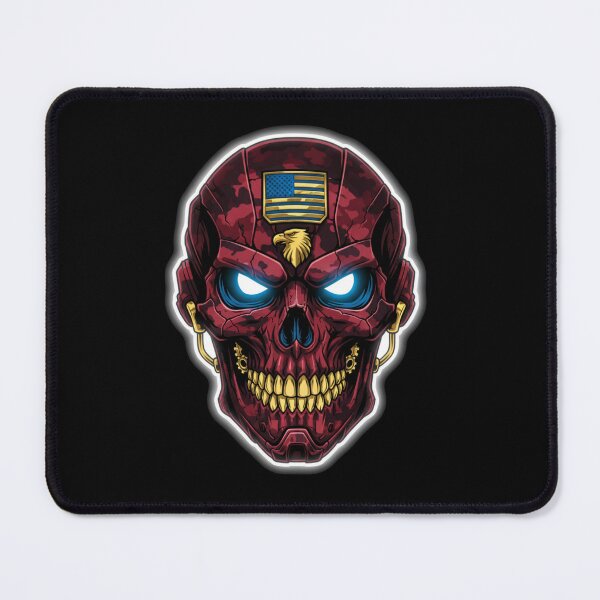 Item preview, US Military Skull - High Contrast Vector Art designed and sold by LaNadaYFundante.