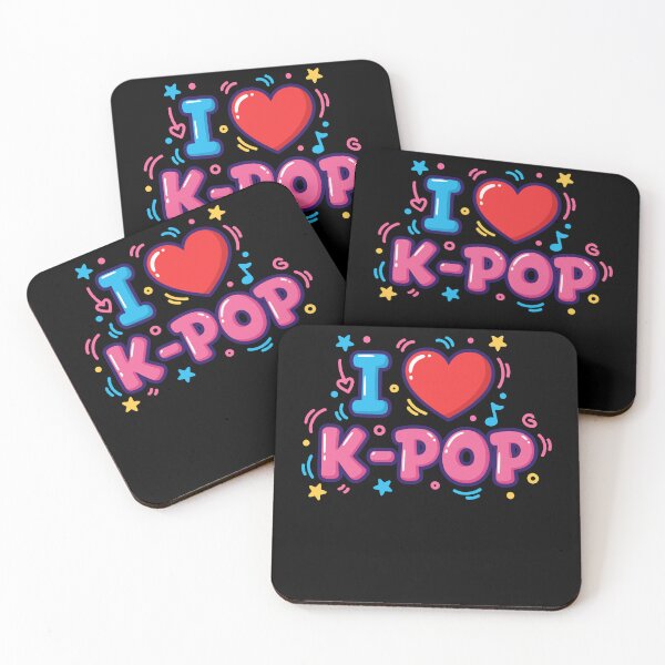 Item preview, I Love K-Pop Cute Korean Music Anime Korea Korean designed and sold by LuminOrb.