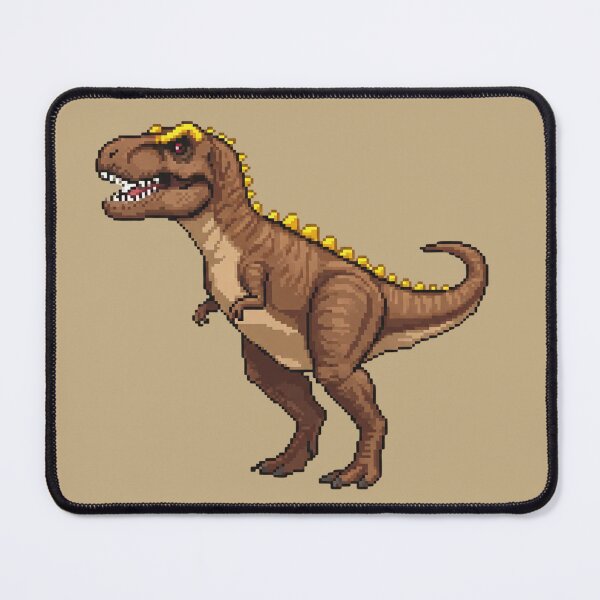 Item preview, Pixel Art Brown T-Rex designed and sold by Potato Quality Prints.