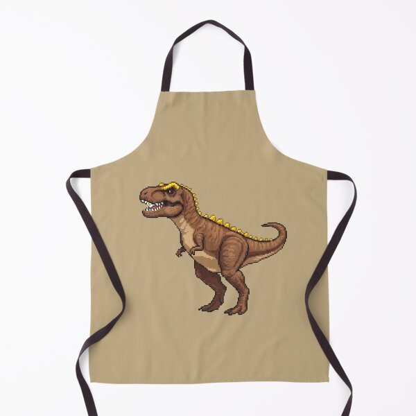 Item preview, Pixel Art Brown T-Rex designed and sold by Potato Quality Prints.
